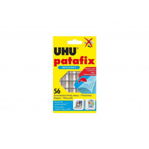 UHU patafix INVISIBLE 56 ks Lepící transparentní odstranitelná plastelína (guma)
