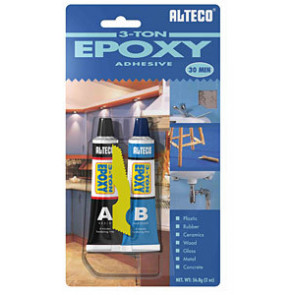ALTECO 3-TON Epoxy Steel / 56g blistr, dvousložkový 30min. epoxid s kovovým plnidlem