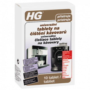 HG univerzální tablety na čištění kávovarů 10ks
