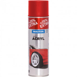 Spraypaint AutoACRYL Red 500ml základní sprej v kvalitě autolaků