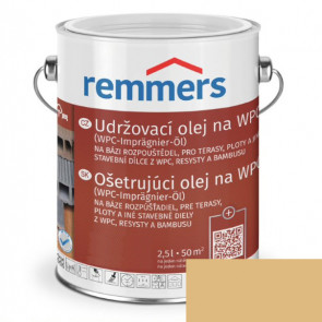 REMMERS Udržovací olej na WPC BEZBARVÁ 2,5L