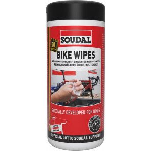 SOUDAL Bike wipes 50ks čisticí ubrousky