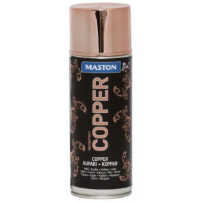 Maston BARVA VE SPREJI - MĚĎ Spraypaint Decoeffect Copper dekorační vysoce lesklá barva 400ml 