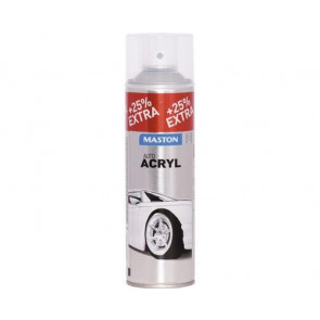 Spraypaint AutoACRYL GlossyBlack 500ml univerzální spreje v kvalitě autolaků