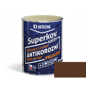 Detecha SUPERKOV SATIN 0,8kg hnědý (ořech) RAL 8011