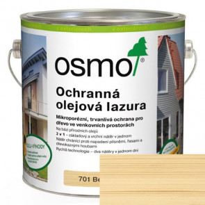 OSMO 701 Ochranná olejová lazura - bezbarvá matná 0,75 L