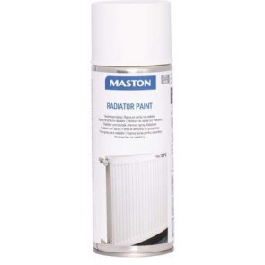 Maston BARVA NA RADIÁTOR Radiator spray paint je speciálně vyrobená na radiátory 400ml
