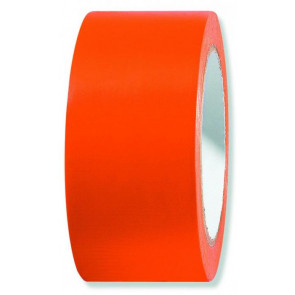 Páska PVC 50mmx33m oranžová,lepidlo z přírodního kaučuku UV
