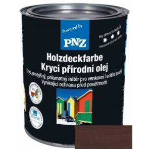 PNZ Krycí přírodní olej dunkelbraun / tmavě hnědá 0,75 l