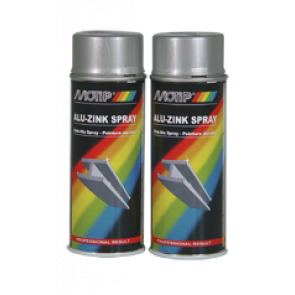 MOTIP Aluzinkový sprej 400ml aluzinkový sprej je vysoce účinná základová barva s vysokým obsahem zinku a hliníku.