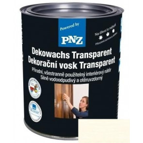 PNZ Dekorační vosk transparent weiß / bílá 0,25 l